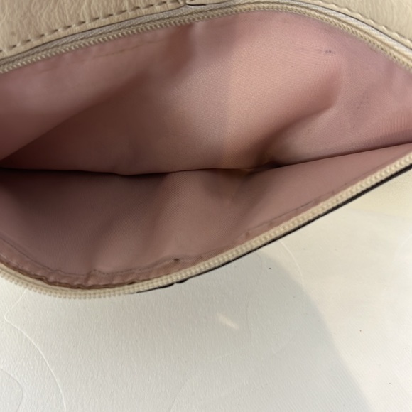 Coach Leather Wallet Wristlet in Off White & Silver - Picture 6 of 12